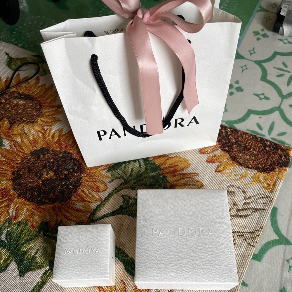 Pandora 1 gift bag and 2 gift boxes